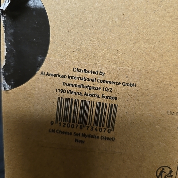 2pc Silver Cheese Knife & Slicer Peeler Set Made With Stainless Steel - Picture 16 of 16